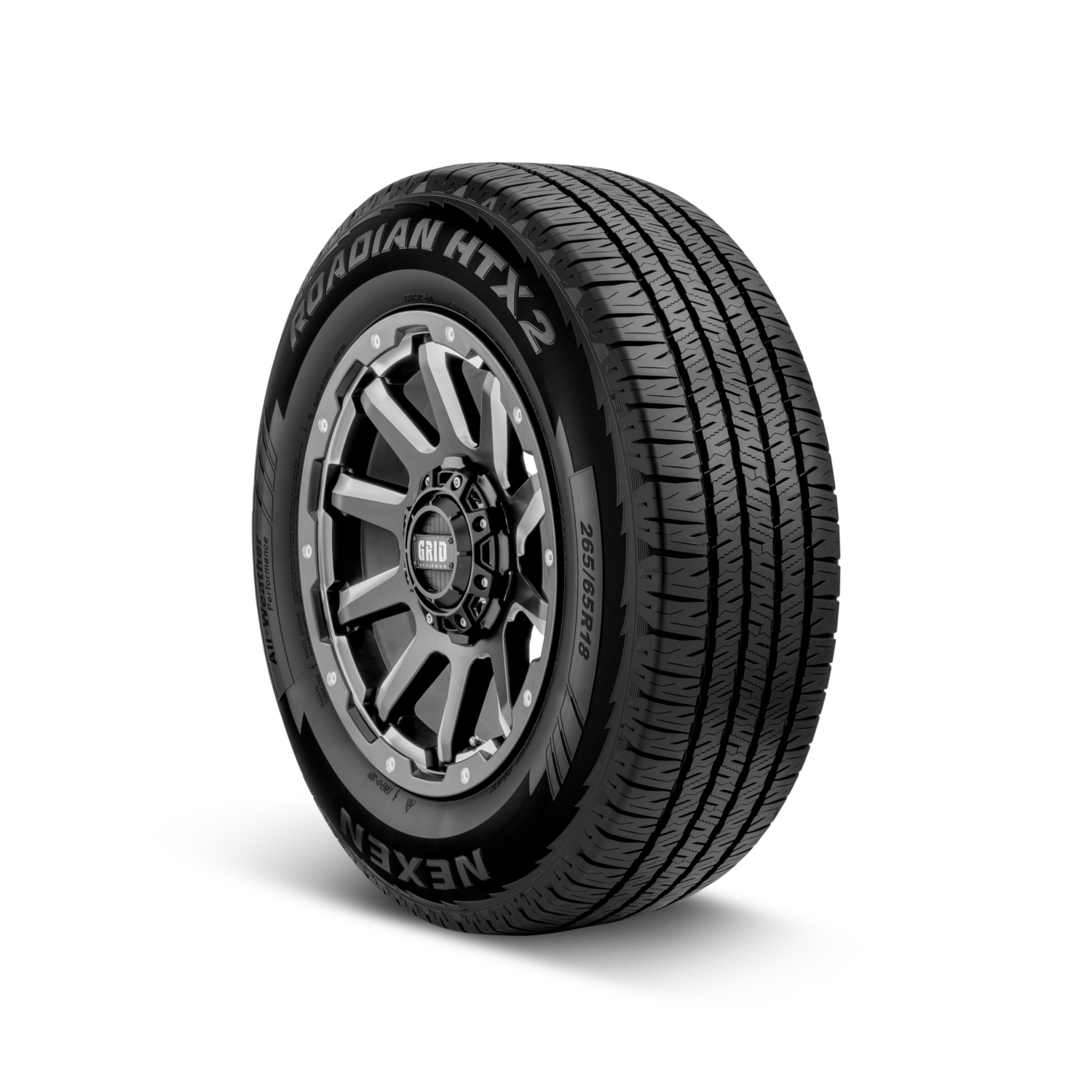 Angle view of NEXEN Roadian HTX2 tyre